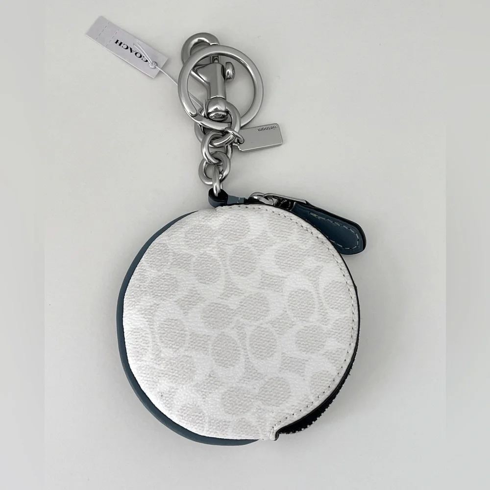 Coach Varsity Bag Charm Zipper Pouch